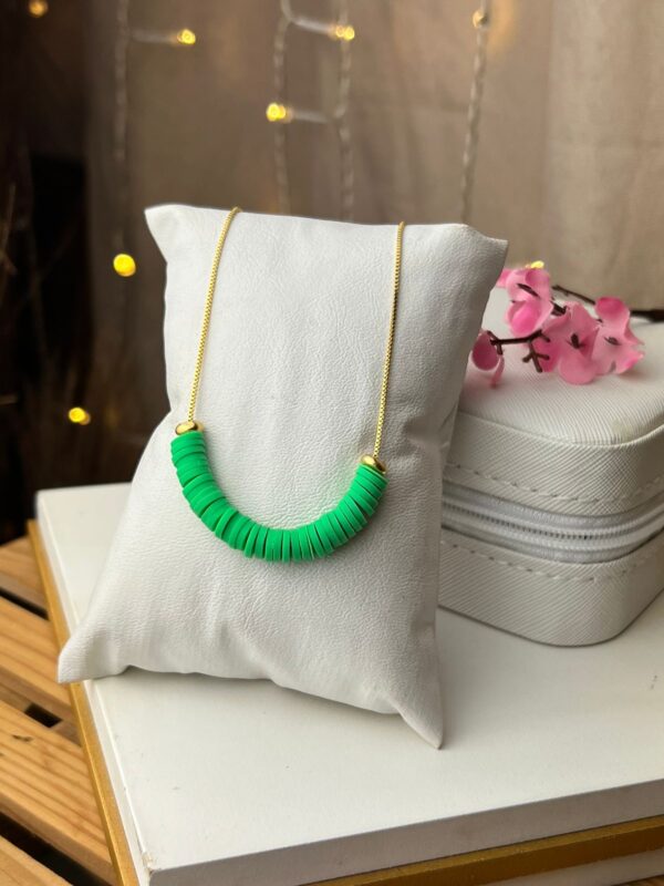 Colar Pastilha Verde - Image 2