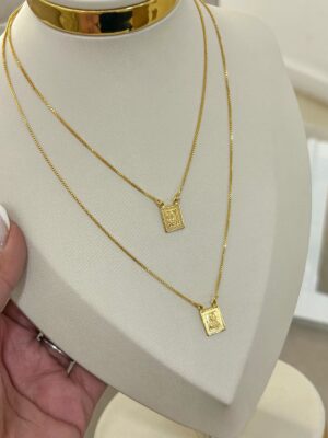 Escapulário Dourado