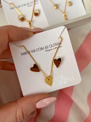 Conjunto Infantil Coração