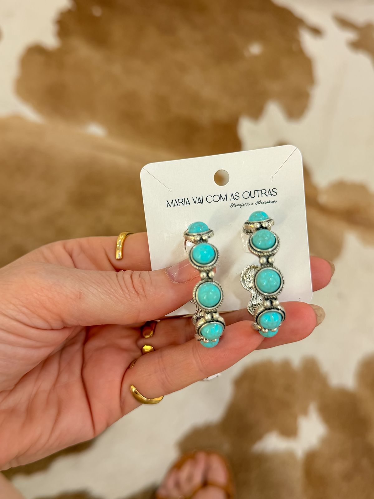 Argola com cículos - Imagem 3