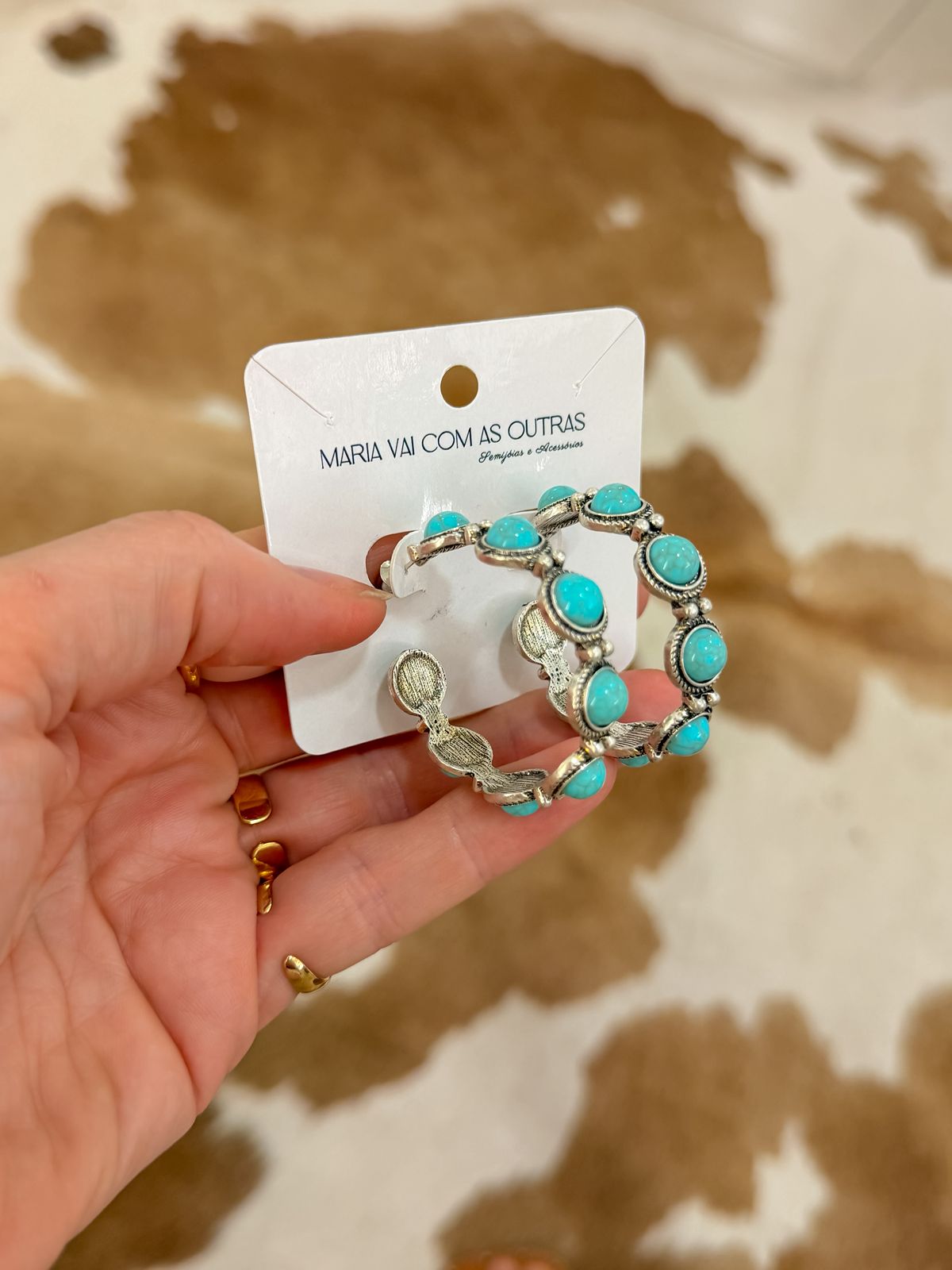 Argola com cículos - Imagem 2