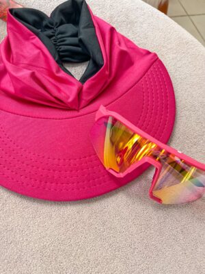 Viseira fúcsia