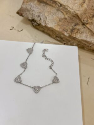 Pulseira de coração