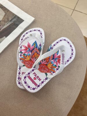 Chinelo florido