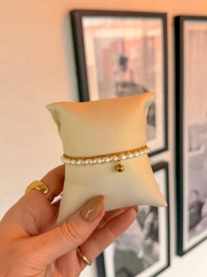 Pulseira Pérola Dupla